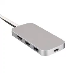 Тип-C разговаривал HDMI конвертер расширить Тип-A3.0*2 Card Reader USB C концентратора видео преобразования 6 в 1 конвертер