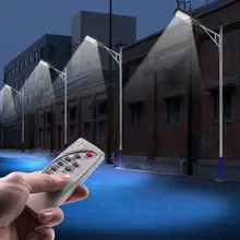 Водонепроницаемый IP67 60/90 Вт/120 Вт светодиодный уличный фонарь на солнечной батарее радар+ PIR датчик движения наружные настенные лампы на солнечной батарее пейзаж садовый светильник s