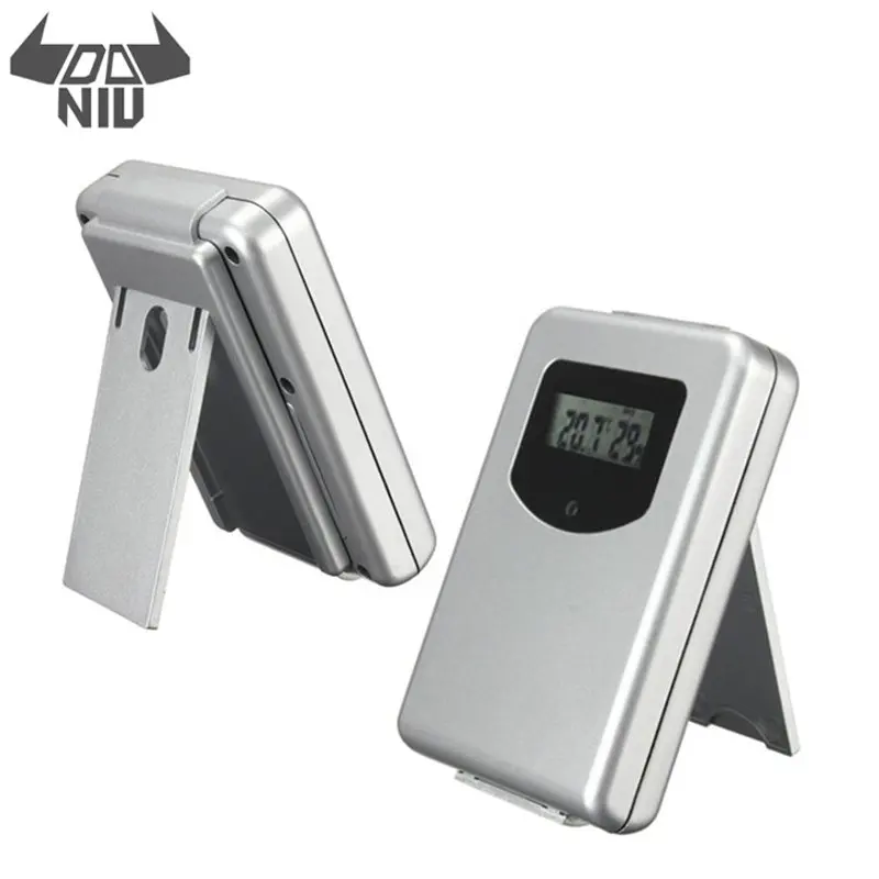 

DANIU Mini Protable 433MHz Wireless Thermometer Sensor Forecast Temperature Digital Thermometer Humidity Weather Station Sensor