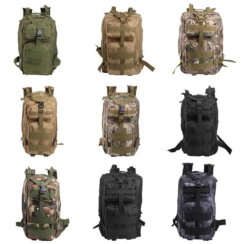 

3P Military Bag Army Tactical Outdoor Camping Men's Military Backpack Oxford for Cycling Hiking Sports Climbing Bag 30L 40L