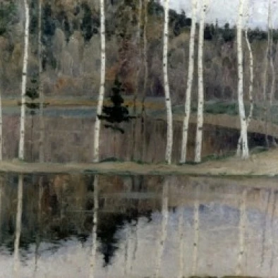 Forest River by A. Tolven 1910 Russian Poster Print (18 x 24) | Дом и сад