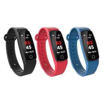 

High Quality C19 Smart Bracelet IP67 Waterproof Heart Rate Blood Pressure Fitness Tracker Sport Wristband for Android IOS