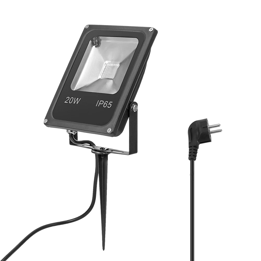 AC 85 245V прожектор 20W RGB LED лампа для газона пульт дистанционного управления