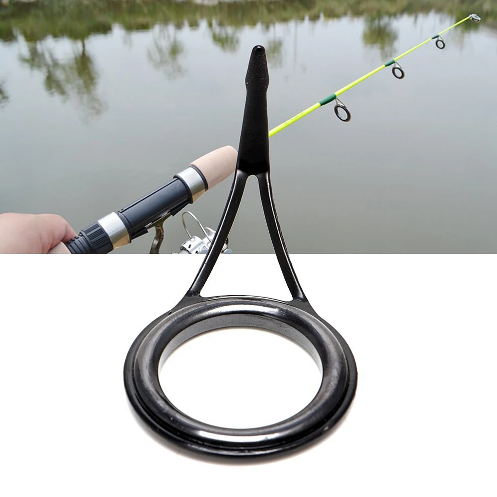 8Pcs Straight Handle Fishing Rod Guides Set for Repair Kit Rod Guides Set