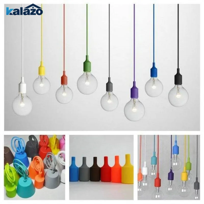 

1pc Mini Colorful Modern Pendant Lamp Bar Restaurant Bedroom Hanging Bulb Light Home Living Room Decorations
