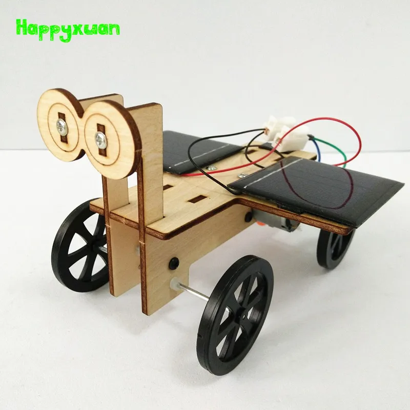 

Happyxuan DIY Solar Experiment Powered Car Kit Science STEM School Handcrafts Kid Creation Learning Toy Education Boys Gifts Set