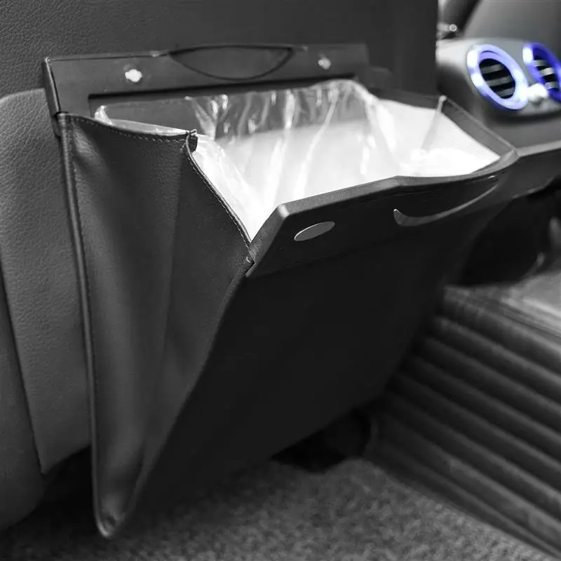 Buy Durable Foldable Car Trash Can Waterproof Collapsible Garbage Bag Car Trash