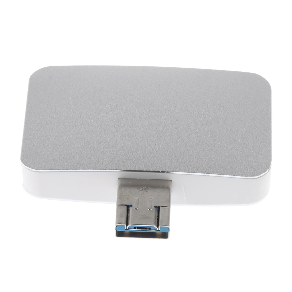 Dovewill USB3.0 Micro USB Combo USB кардридер с OTG для TF/SD ноутбука Серебро