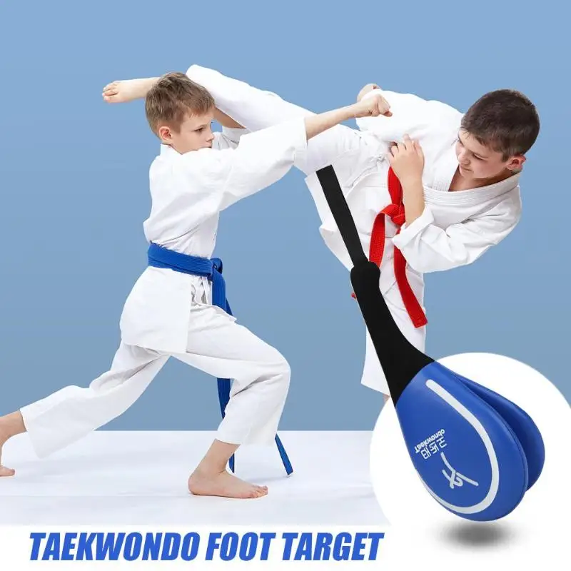 Двойной удар цель для тхэквондо наколенники Прочный Удар Pad Target Tae Kwon Do карате