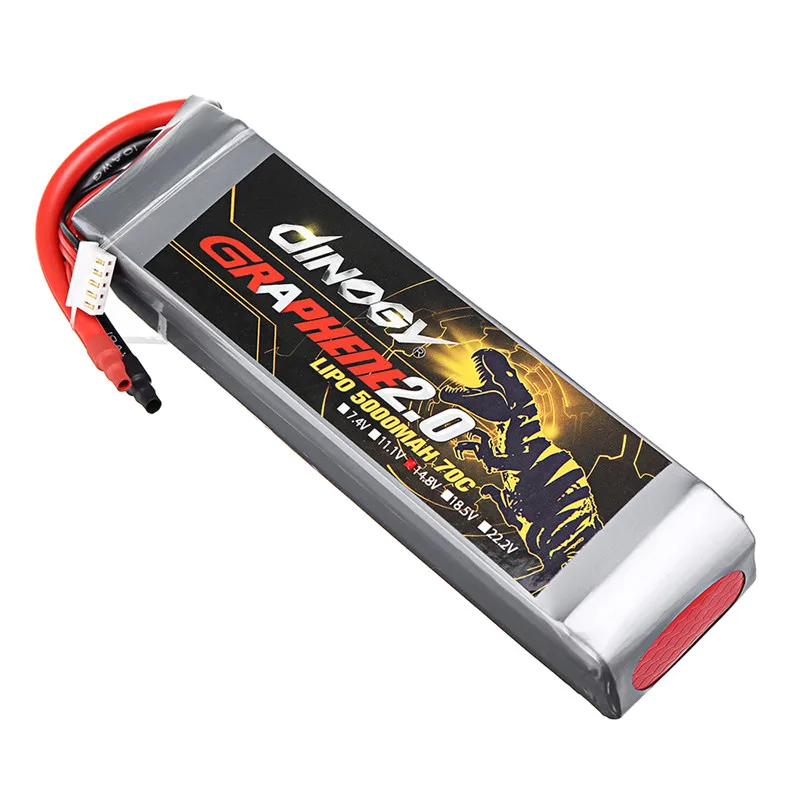 1/2 шт. DINOGY Графен 2 0 14 8 в 5000 мАч 70C 4S Lipo батарея для FPV системы Racing Drone RC Quadcopter модели