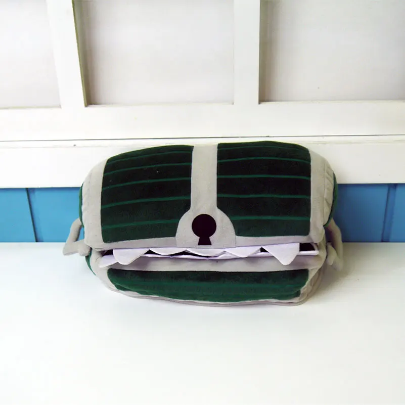 Doragon Kuesuto плюшевая игрушка для косплея Аниме Dragon Quest treasure chest monster plush doll tissue box