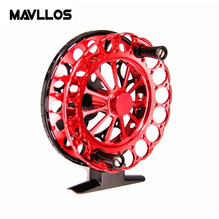 

Mavllos Ultralight Aluminum Frame Fly Fishing Reel 2 Stainless Steel Bearings Smooth Ice Fishing Reel Line Capacity #2/550m