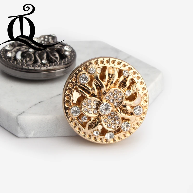 

37mm mix 1pcs pearl Acrylic metal button fur button Accessories Overcoat Jacket Coat Sweater Shirt brand button