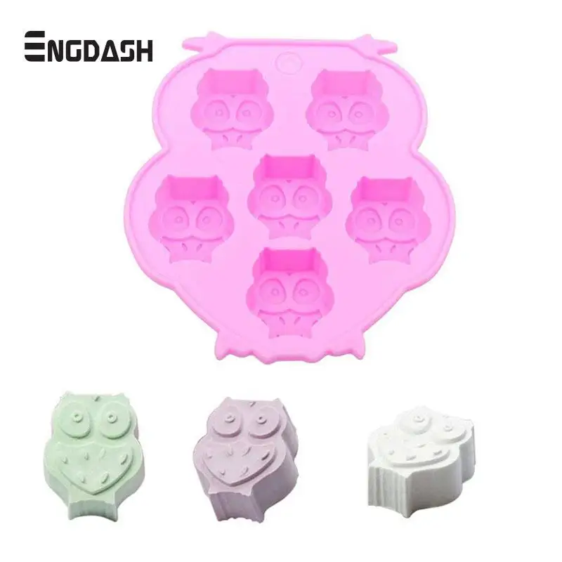 ENGDASH 1 шт. 3D Сова класса силикона для моделирования из мастики торт шоколадный