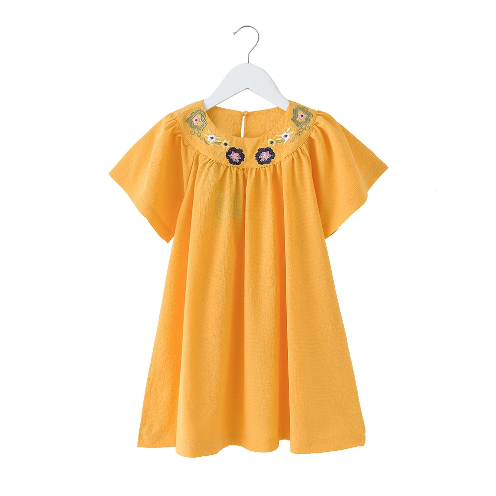 yellow short frock