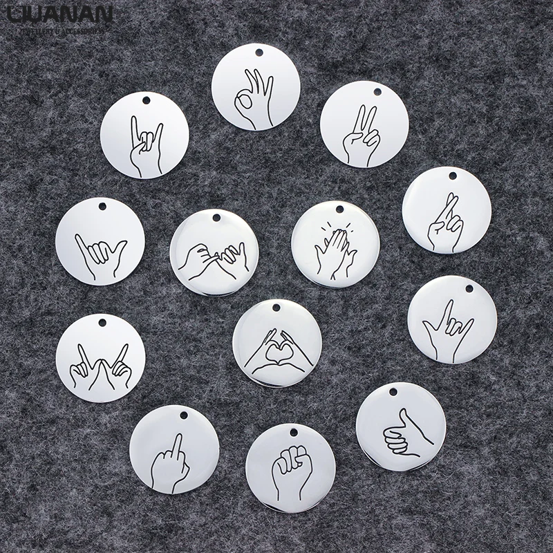 Sister Gifts Best Friend Necklaces Love You Hand Gestures Necklace Cool Gift Ideas for Daughters Fun Gifts for Awesome Ladies