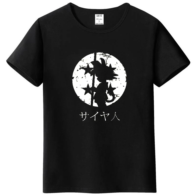 Новая мода 2018 хлопок Dragon Ball печати смешные футболки для мужчин к бить ГОКУ-Krillin