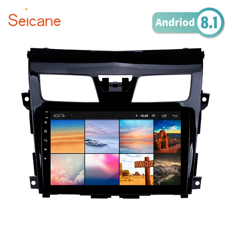 

Seicane 9 Inch Android 8.1 2.5D Screen Car GPS Navigation Multimedia Player For 2013 2014 2015 2016 2017 Nissan TEANA with USB