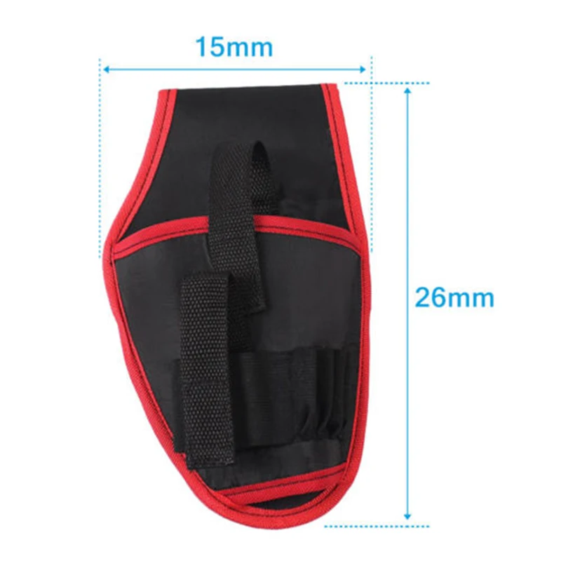 

Practical Drill Holder Holster Pouch Cordless Tools Drill Waist Belt Bag Pocket