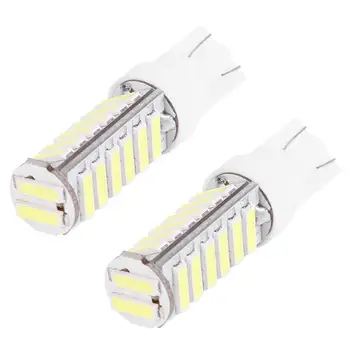 

VODOOL 1 Pair Car Lights Signal Lamp 12V W5W 20 SMD7020 LED Bulbs T10 Car Wedge Clearance Lights License Plate Lamps Replacement