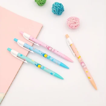 

0.5/0.7mm Mechanical Pencil Cute Kawaii Cartoon Cats Automatic Pens For Writing Girls Gifts Korean Stationery School Supplies