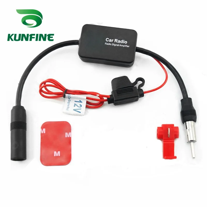 

Universal Auto Car Radio FM Antenna Signal Booster Amp Amplifier for Marine Car Vehicle Boat RV 12V Signal Antenna Enhance