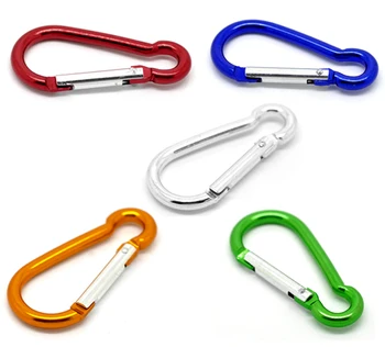

Lovely 10PCs Mixed Carabiners Climbing Camp Keychains Clips Hooks 6x3cm(2 3/8"x1 1/8") (B20936)
