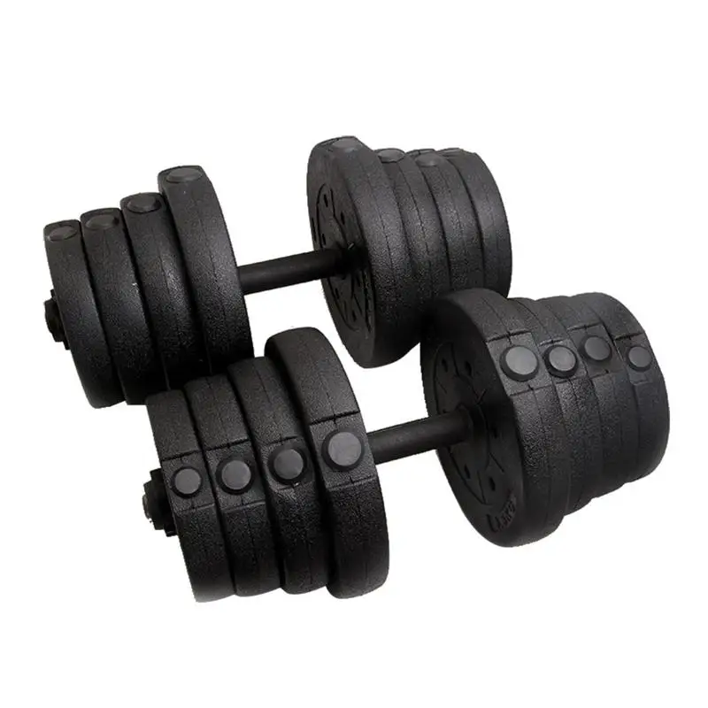 

Unisex Adjustable Filled Dumbbells Weight Set Portable Equipment for Body Building Strength Training Perfect Gym Fitness Gift