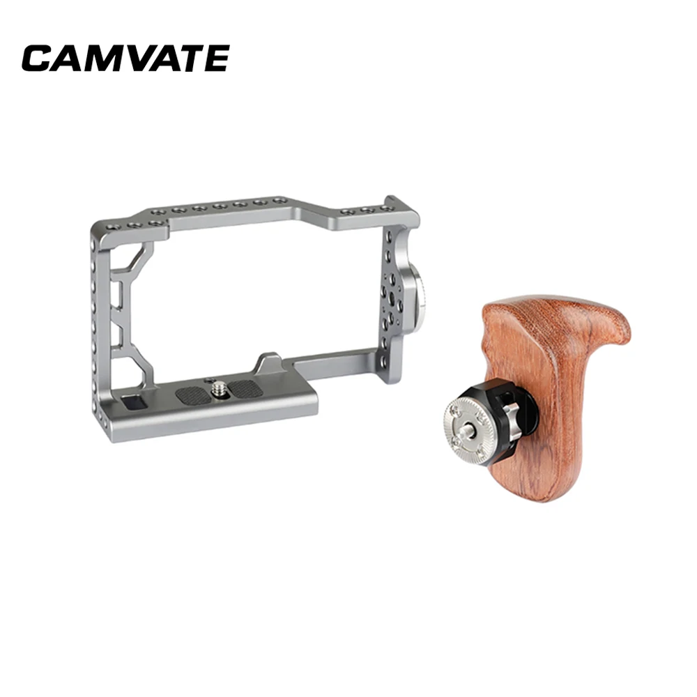 CAMVATE A6500 полный Cage Kit с розеткой деревянная рукоятка(правая сторона) C2074