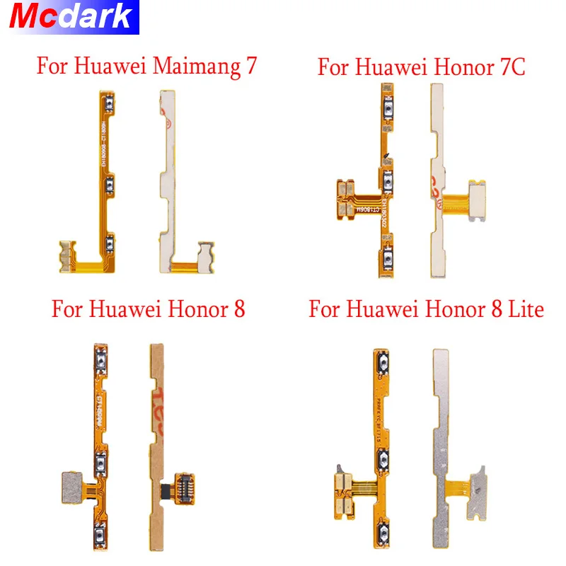 Гибкий кабель для Huawei Honor 7C 8 с боковой кнопкой и громкости гибкий FPC Maimang 7