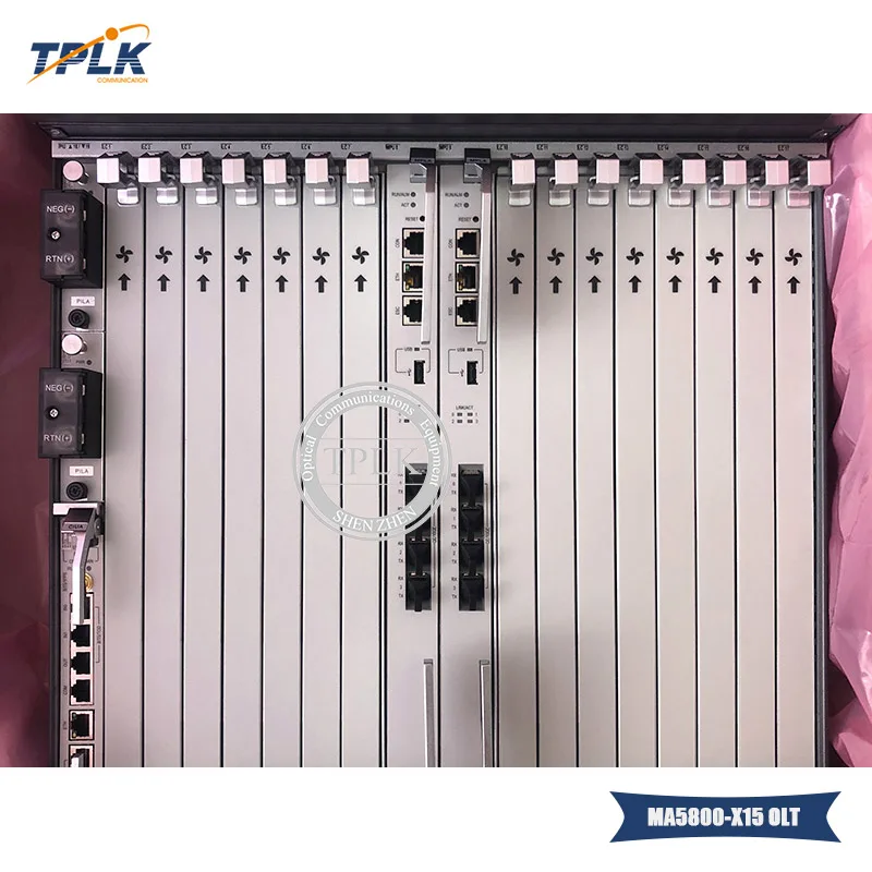 Волоконно оптическое оборудование новый бренд Хуа Вэй MA5800 X15 Gpon Epon OLT с 2 * MPLA
