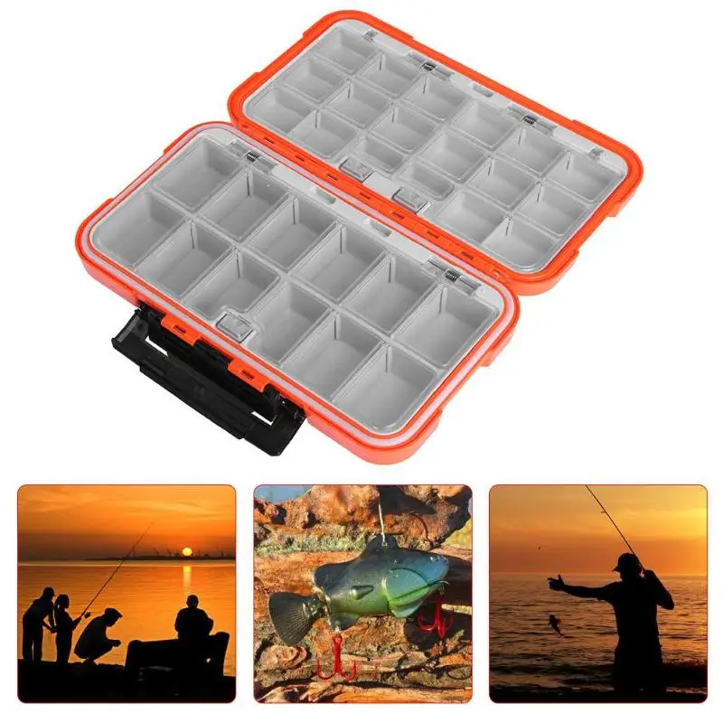 30 слотов большой емкости Водонепроницаемые морские рыболовные снасти Коробка для хранения