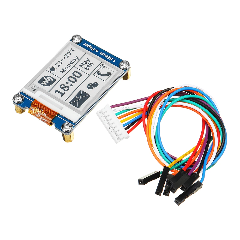 

NEW 1.54 Inch E-ink Screen Display e-Paper Module Support Partial Refresh For Arduino For Raspberry Pi