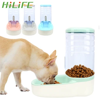 

HILIFE Plastic 3.8L Dog Automatic Feeders Cats Feeding Bowl Dog Food Dispenser Food Bottle for Pet Dog Supplies