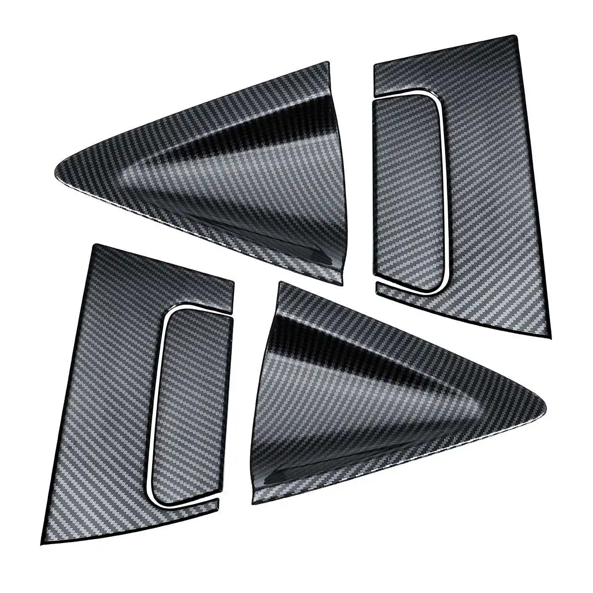 Для Honda Vezel HR V HRV 2016 2018 автомобильные аксессуары 6 шт. ABS хромированный/углеродное