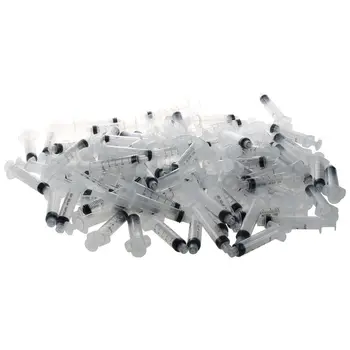 

100 x 5ml 5.0cc Luer-Lock PP Sterile Syringe for Accurate Measuring