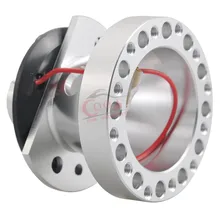 Передняя алюминиевая Серебряная Ступица рулевого колеса Boss Подходит для Honda Civic EK2/5 EK9 EJ6-EJ9 EM1 RSX TSX автомобиля