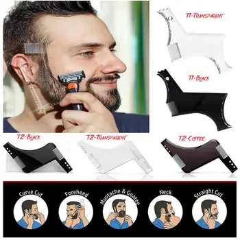 

Beard Styling Template Stencil Beard Comb For Men's Beards Combs Beauty Tool