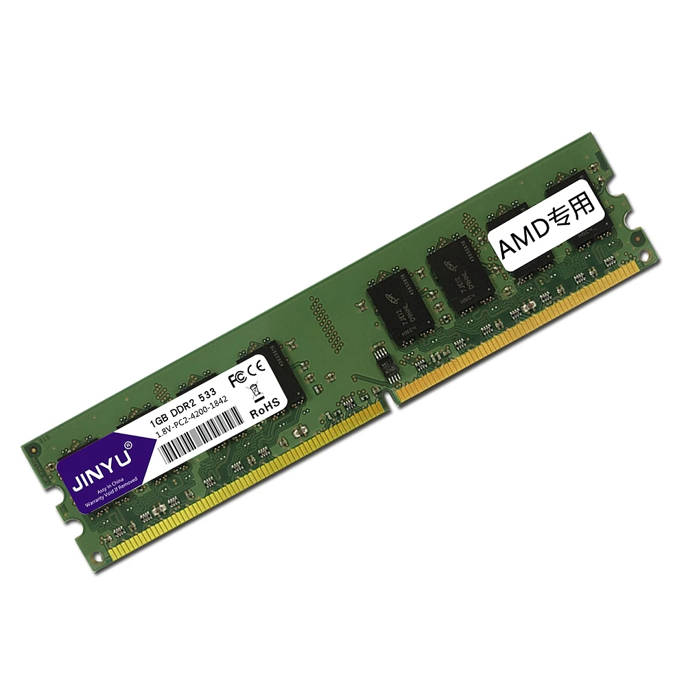 Jinyu Ddr2 533 Mhz 1,8 V 240Pin ОЗУ компьютера памяти для материнской платы Amd