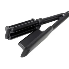 32Mm Deep Wave Hair Curling Irons Ceramic Triple Barrel Big Wave Curlers Big Corrugated Hair Curler Us Plug цена 32Mm Deep Wave Hair Curling Irons Ceramic Triple Barrel Big Wave Curlers Big Corrugated Hair Curler Us Plug цены онлайн