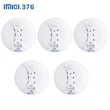 LM101.376 беспроводной противопожарный детектор дыма портативные датчики сигнализации для домашней системы безопасности в нашем магазине