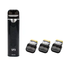 GeekFire SP3 Pod Vape Комплект 500 mAh Батарея 2 мл 1.3ohm стручки ручка системы многоразового картриджа без каблука портативная электронная сигарета
