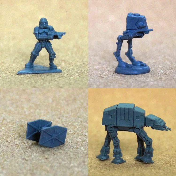 

Die casting resin Exceed Mini- Trumpet Star Wars Star Wars Rebellion Back Rebel Forces Table Swimming And Chess Model