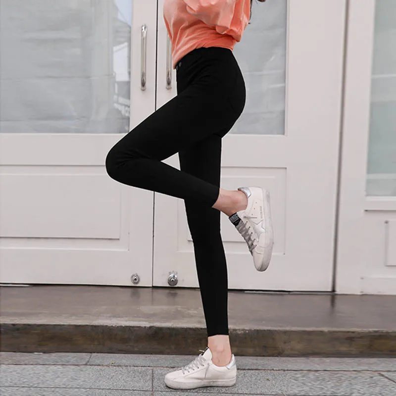 Loyalget Women's black Pants Pencil Trousers 2019 Spring Skinny Pants Women Slim Office Ladies Jean Trousers Female High Waist Loyalget Women's black Pants Pencil Trousers 2019 Spring Skinny Pants Women Slim Office Ladies Jean Trousers Female High Waist
