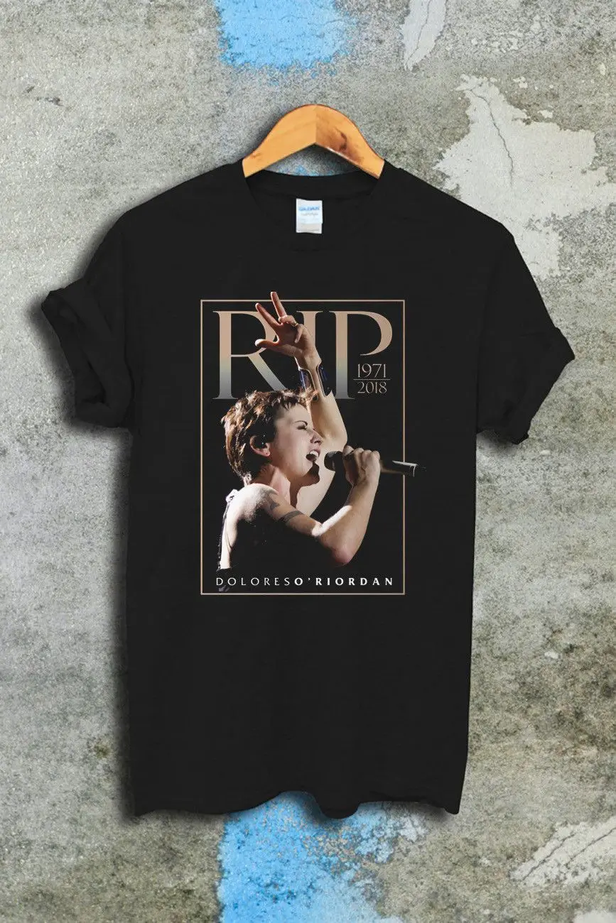 

Dolores ORiordan T-Shirt The Cranberries Tribute T Shirt Print T Shits Printing Short Sleeve Casual O-Neck Cotton