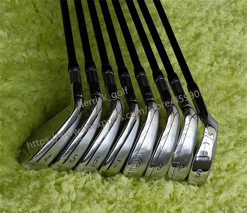 12 PCS الغولف مجموعة كاملة نوادي الجولف سائق + الممر السالك ودز + الحديد + مضرب الجرافيت رمح مع غطاء رأس لا حقيبة