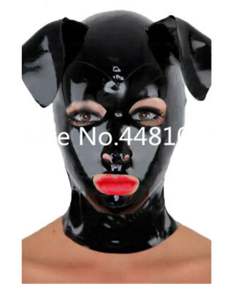 

Sexy Cat Woman full head latex mask rubber hood unisex fetish cosplay mask with Cute Ear sexy michael myers mask custom made