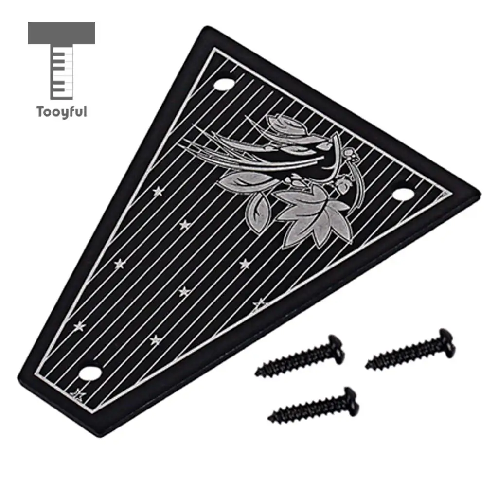 Black Electric Guitar Truss Rod Cover for Jackson Guitar Replacement