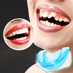 Силиконовые Ортодонтическая скобка зубы фиксаторы бокс Капа Рот гвардии зубные мундштук ортодонтический прибор тренер