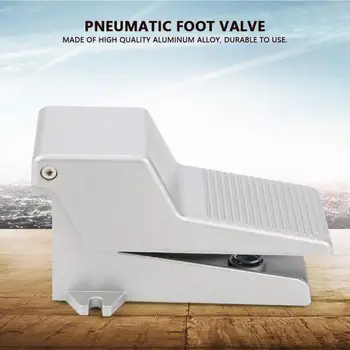 

G1/4 Pneumatic Foot Valve 2 Position 5 Way Pneumatic Foot Press Control Aluminum Alloy Pedal Valve Pneumatische pedaalklep